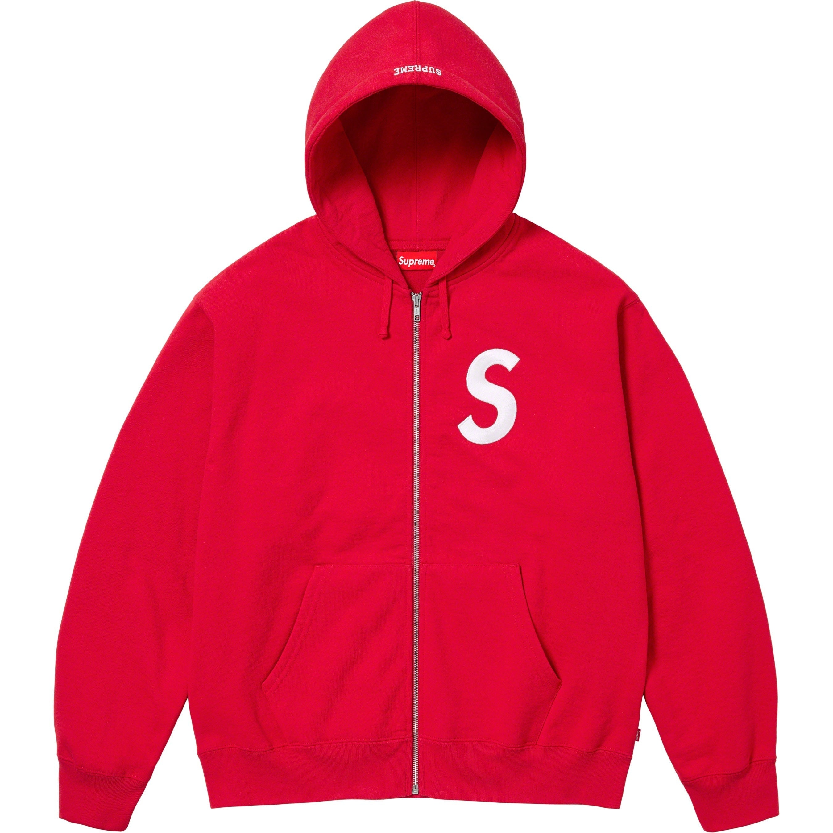 S Logo Zip Up Hooded Sweatshirt view 10
